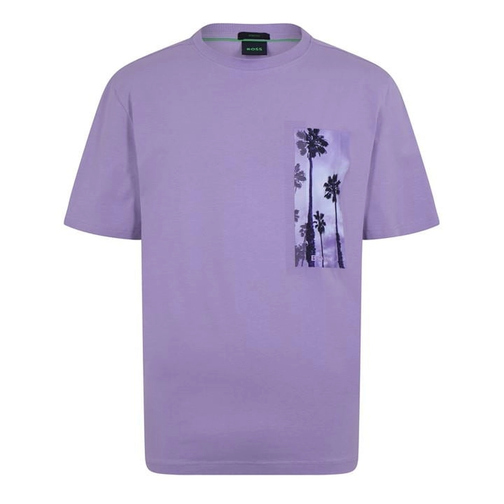 Hugo Boss Tee Deserttech Sj 10268990 01 - Purple